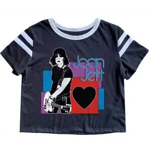 NEW ROWDY SPROUT girl's joan jett dreamer tee in black